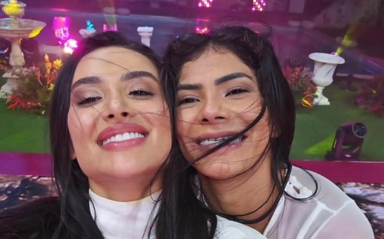 No BBB 26, Jordana e Marciele dão selinho em festa e planejam estratégia contra rivais