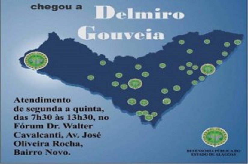 Delmiro Gouveia passa a contar com Defensor Público