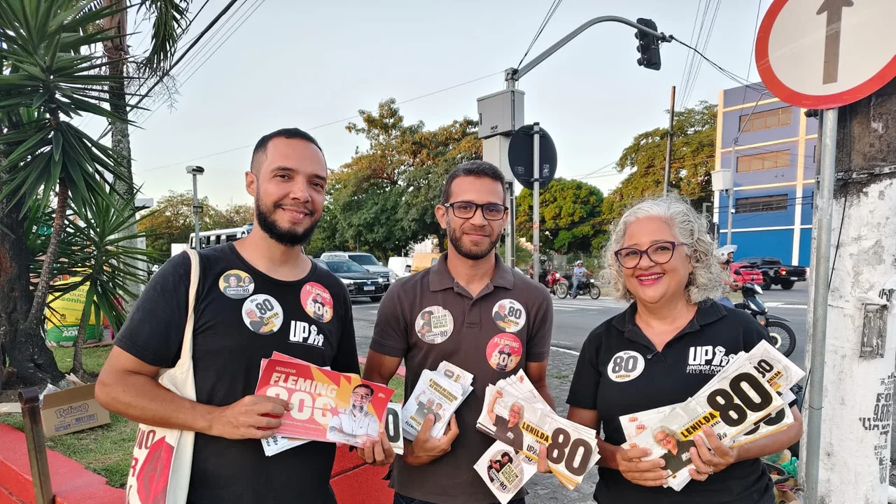 Candidata da Unidade Popular ao Governo de Alagoas, Lenilda Luna, faz balanço final da campanha e agradece apoiadores