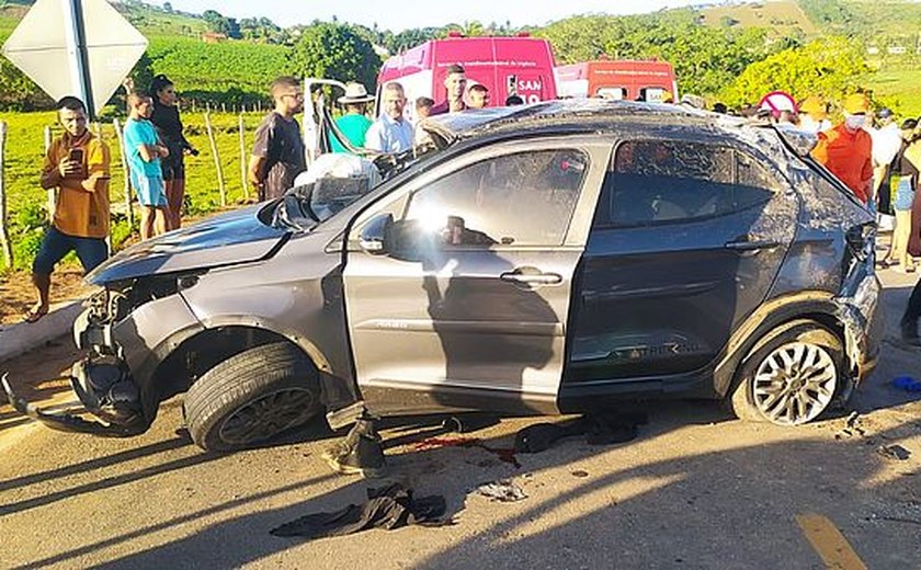 PC vai pedir prisão de motorista envolvido em acidente com duas mortes em Feira Grande