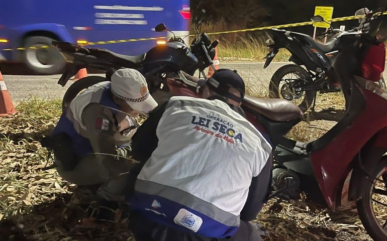 Operação Lei Seca prende dois homens em flagrante por adulteração de motocicletas