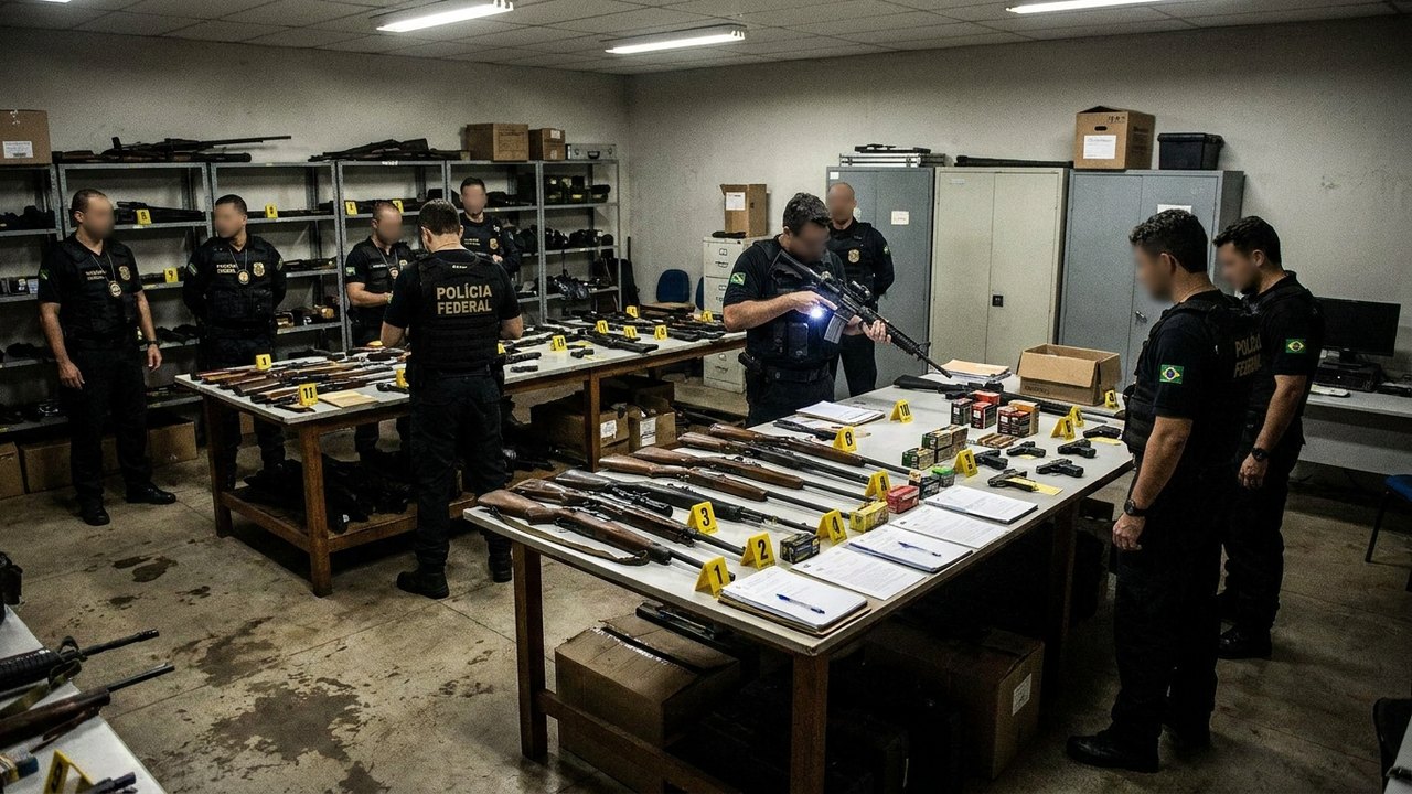 PF faz operação contra fraudes no registro de armas de CACs