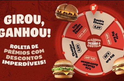 Dia do Hambúrguer: Bob’s lança clássicos com picanha e costela a partir de R$ 0,99 em ação exclusiva no app