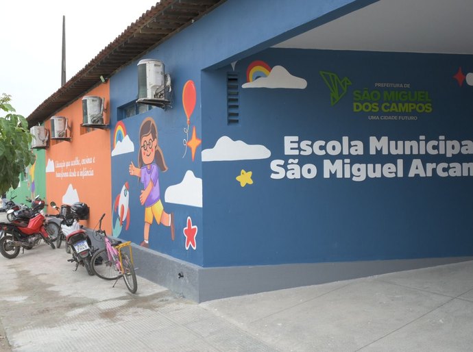 Educação de São Miguel dos Campos entrega nova estrutura da Escola São Miguel Arcanjo