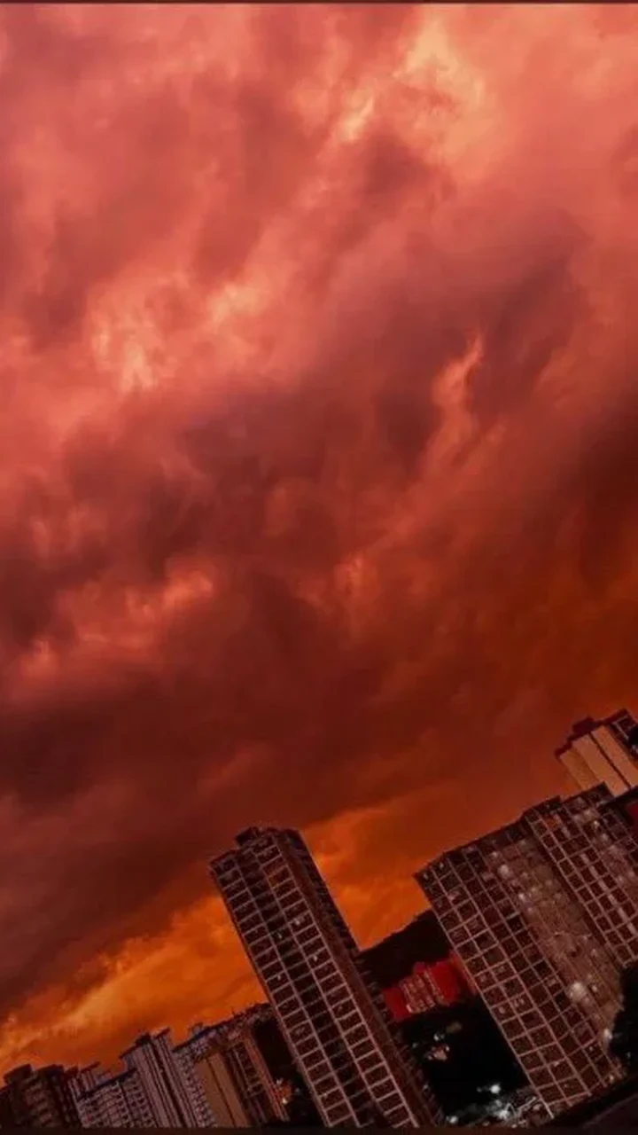 Céu 'pega fogo' em Caracas: fenômeno raro pinta a Venezuela de vermelho