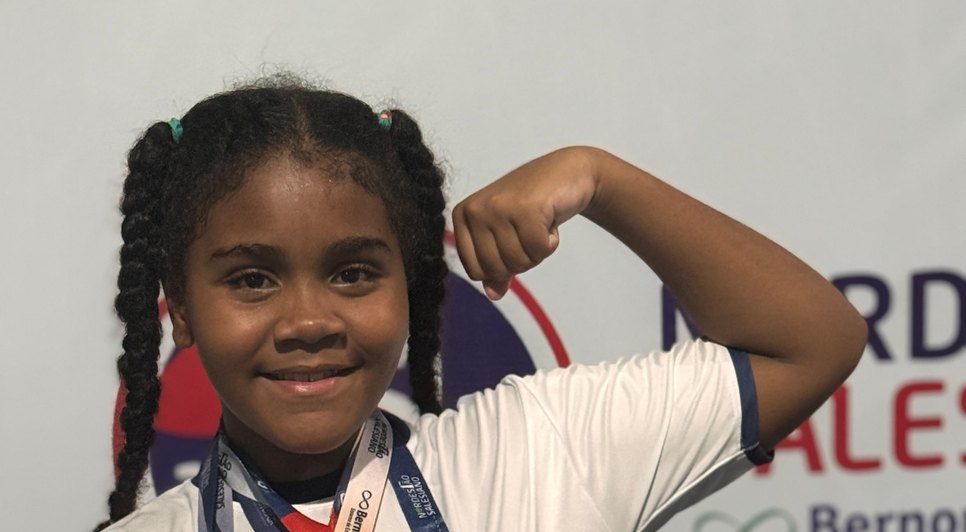 Nadadora sergipana conquista quatro medalhas em Nordestão escolar / Foto: Foto: Assessoria