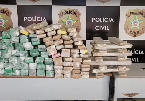 Polícia Civil apreende 160 quilos de maconha em Arapiraca