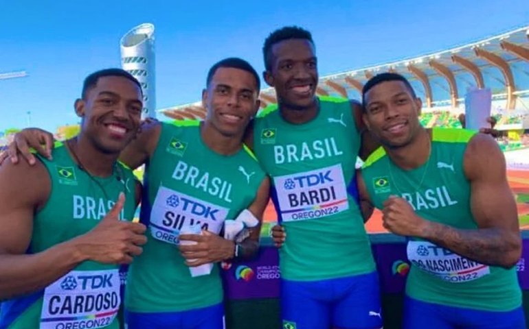 Brasil fica em 7º no salto triplo e no revezamento 4×100 no Mundial de Atletismo