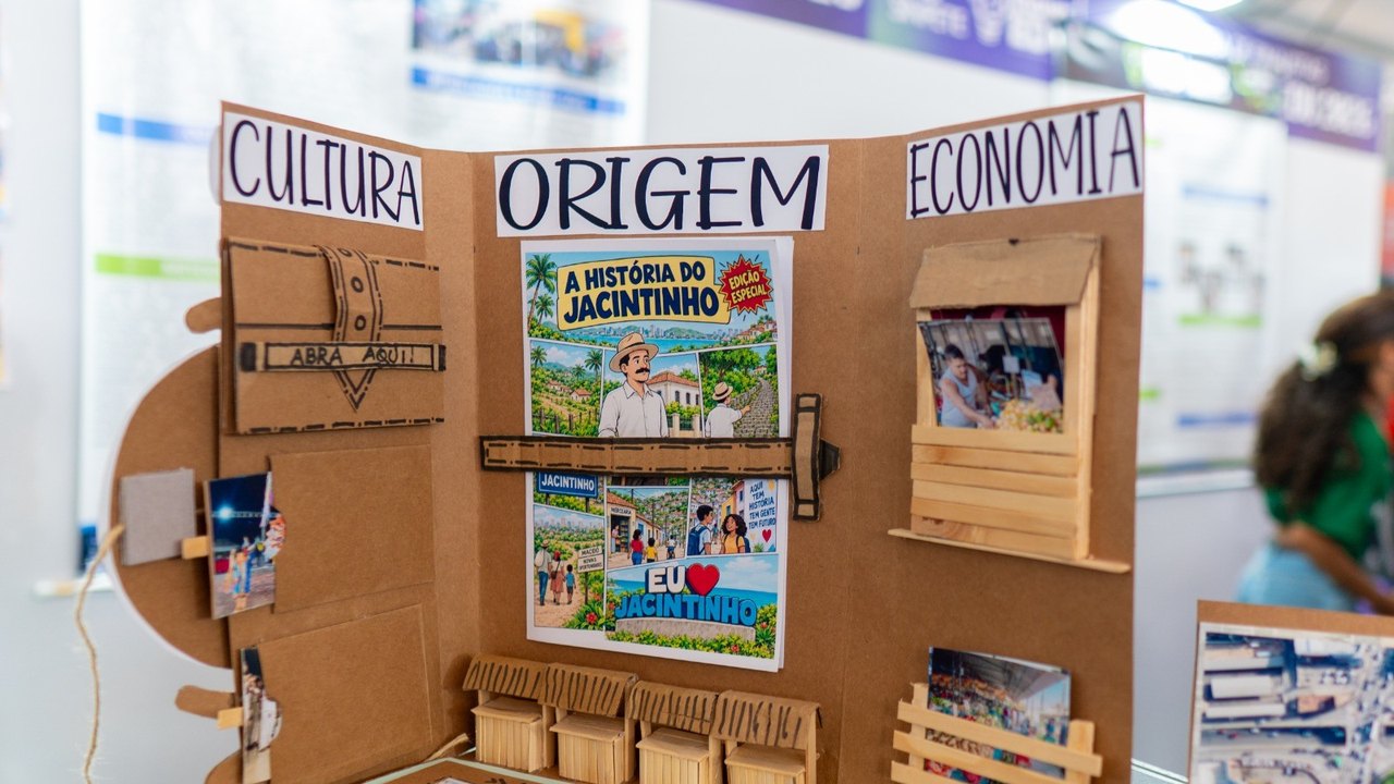 Estudantes da rede municipal apresentam projeto em evento de pesquisa e inovação