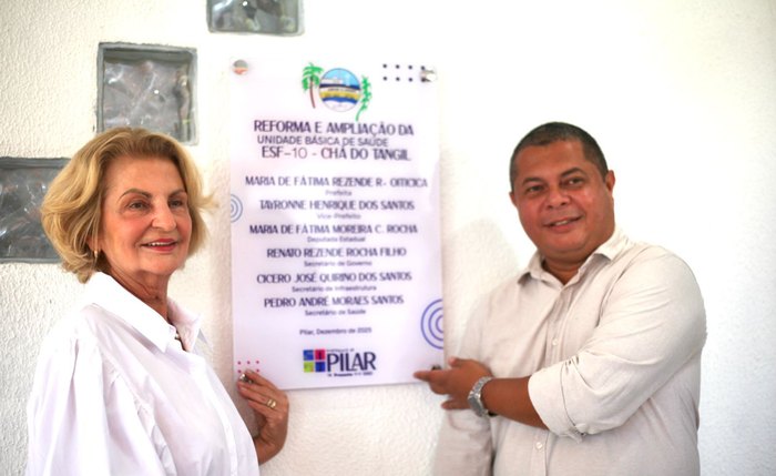 Prefeitura de Pilar encerra o ano com entrega de unidade de saúde no Loteamento Manguaba