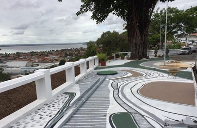 Revitalização leva arte ao Mirante de Santa Terezinha, no Farol