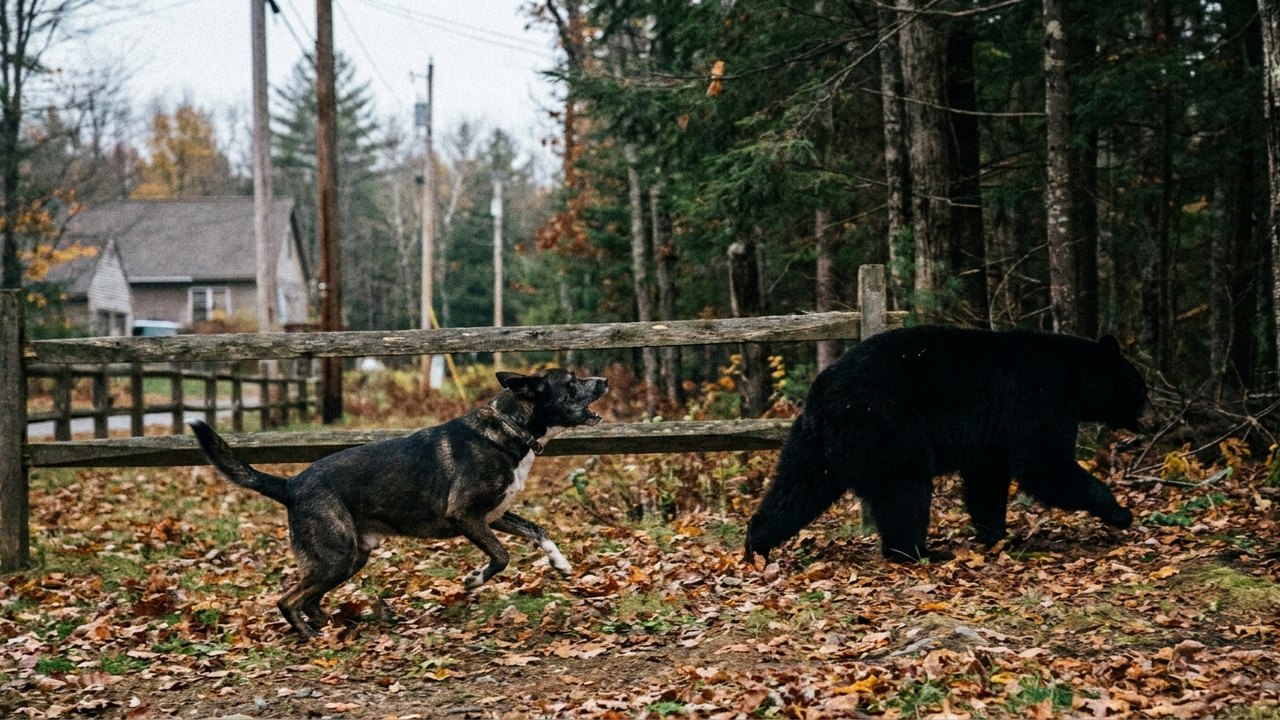 Tamanho não é documento: pequeno cachorro afugenta urso nos EUA