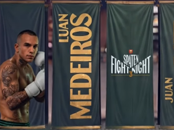 Spaten Fight Night 3 anuncia Luan Medeiros contra Juan Cruz “El Diablo”, em duelo Brasil x Argentina no boxe