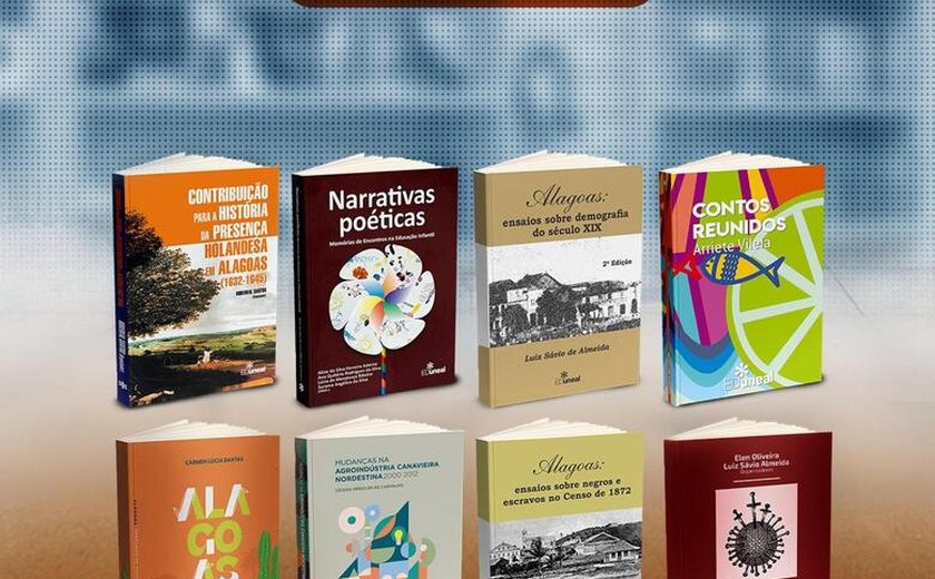 Da economia à literatura, escritores alagoanos lançam oito livros na terça-feira (7) em Maceió