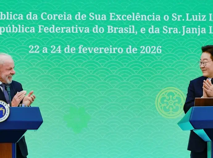Em Seul, Lula anuncia acordos comerciais com a Coreia do Sul