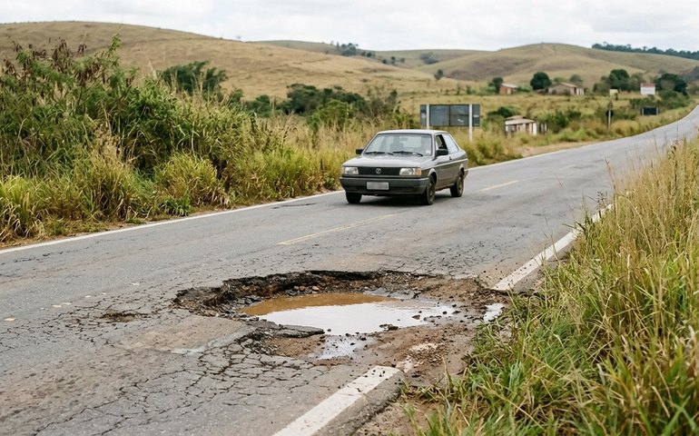 Buracos, mato alto e acidentes: entre Rio e Minas, BR-393 enfrenta abandono que expõe motoristas a riscos constantes; entenda