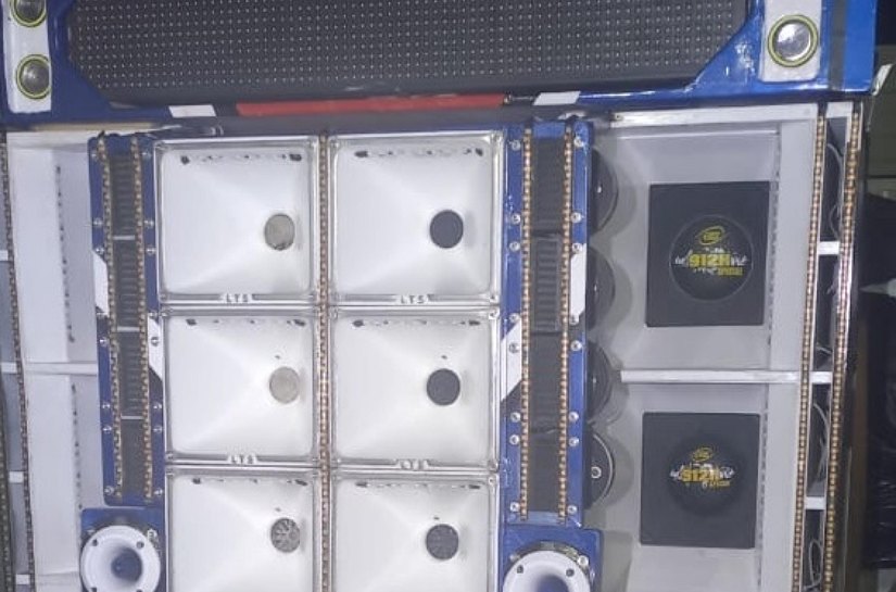 PM apreende paredão de som durante operação de combate à perturbação do sossego