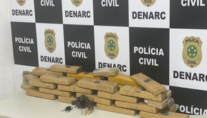 Cerca de 40 quilos de maconha são apreendidos pela Polícia Civil em Nossa Senhora do Socorro / Foto: Foto: Polícia Civil/SE