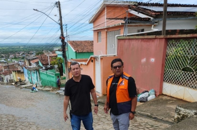 Defesa Civil e Guarda Civil de Palmeira realizam visitas técnicas em pontos críticos após chuvas