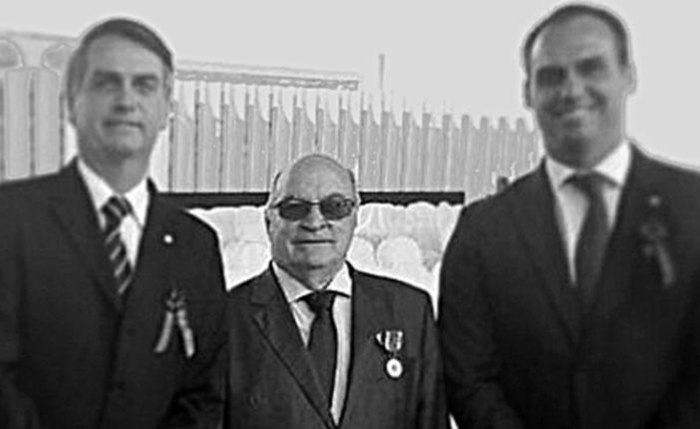 Bolsonaro pai, Francisco, e Bolsonaro filho - Foto: Divulgação