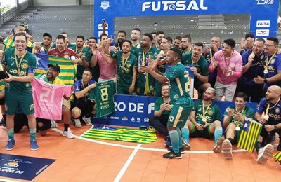 Com goleada de 5 a 2, Atlético Piauí é campeão do 2º Campeonato Brasileiro de Futsal, em Arapiraca