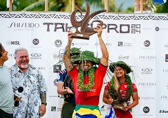 Italo Ferreira Conquista Etapa da WSL em Teahupoo e Homenageia Vítimas das Enchentes no RS