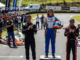 Mulher no pódio: pilota alagoana vence Campeonato de Kart disputado por homens