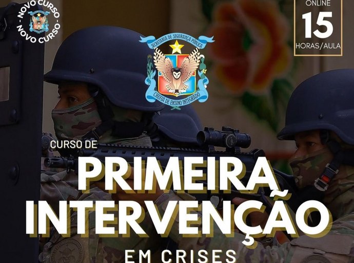 Segurança Pública e Polícia Militar lançam curso de 1ª Intervenção em Crises