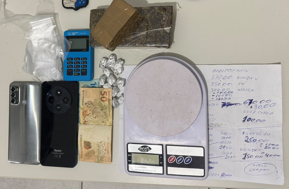 Apreensão de drogas / Foto: PMSE