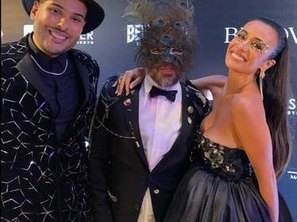 Hugo Gloss, Alex Ferrer e Silvia Braz