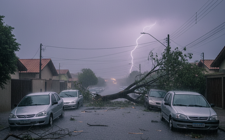 Inmet emite alerta laranja para temporais em SP e outros Estados do País