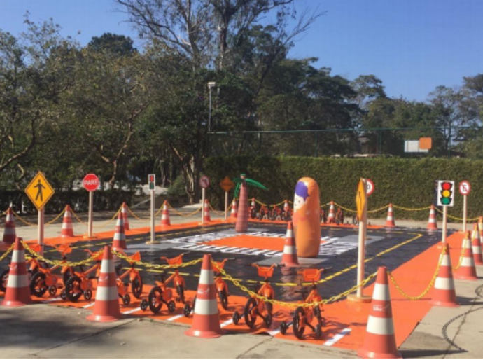 Escolinha Bike Itaú é mais uma atração do Mês da Criança no Parque Shopping