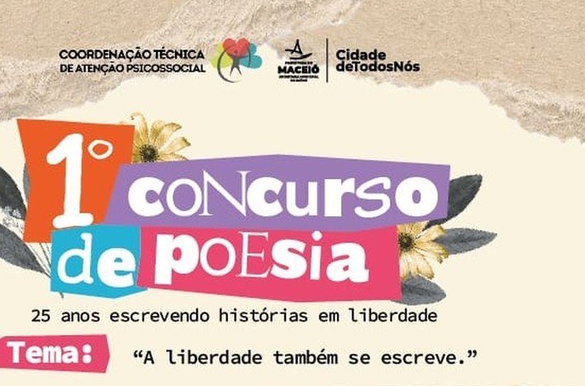 Saúde abre inscrições para 1º Concurso de Poesia em alusão ao Dia Nacional da Luta Antimanicomial