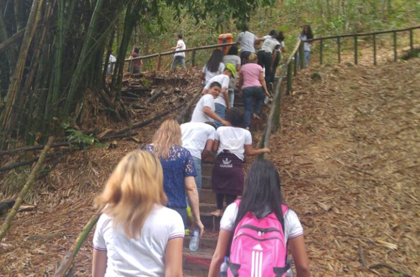 Alunos da rede pública participam de caminhada promovida pela Esmal