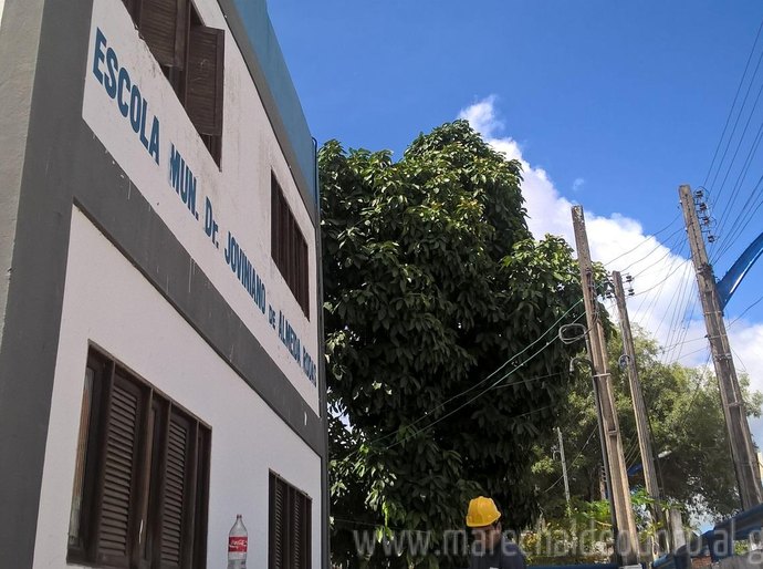 E continuam as obras na Escola Joviniano Rodas em Marechal