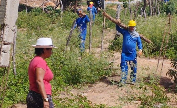 Obra está sendo realizada desde o ano passado Obra está sendo realizada desde o ano passado
