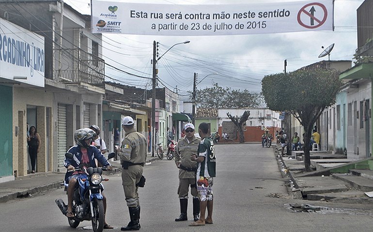 Arapiraca: SMTT orienta condutores sobre mudança de fluxo de ruas
