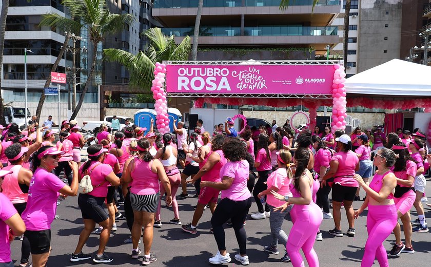 Outubro Rosa: Sesau promove ações de conscientização contra o câncer de mama em Maceió