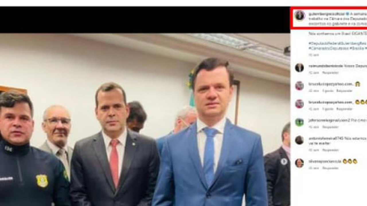 Deputado postou foto tirada em Brasília no dia em que foi 'vacinado' em Duque de Caxias, diz PF