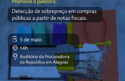 Professor da Ufal palestra sobre sobrepreço em compras públicas