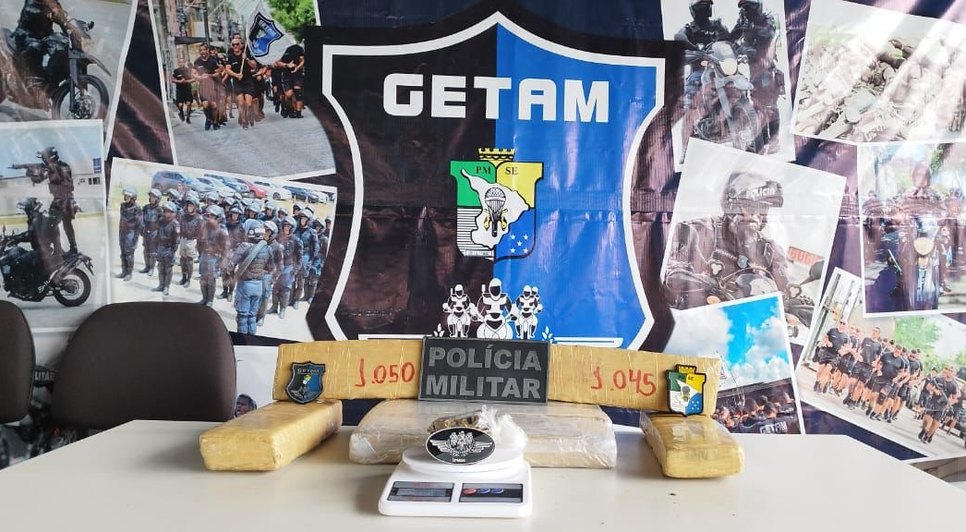 Homem é presa com 7 kg de maconha em Aracaju