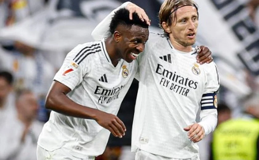 Real Madrid bate o Girona com gols de Modric e Vinicius Júnior e volta a vencer no Espanhol