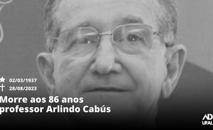 O professor aposentado Arlindo Cabús O professor aposentado Arlindo Cabús