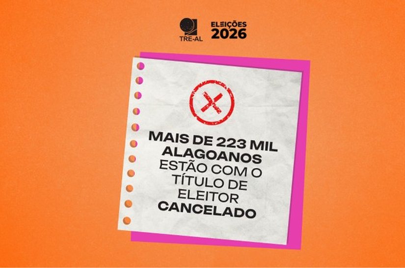 Mais de 223 mil alagoanos estão com o título de eleitor cancelado