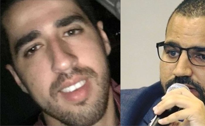 Os advogados Hugo Braga e Fidel Gomes