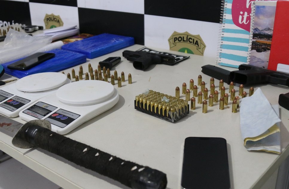 Operação com dorne apreende drogas e armas em Lagarto e na Grande Aracaju / Foto: Foto: SSP/Divulgação