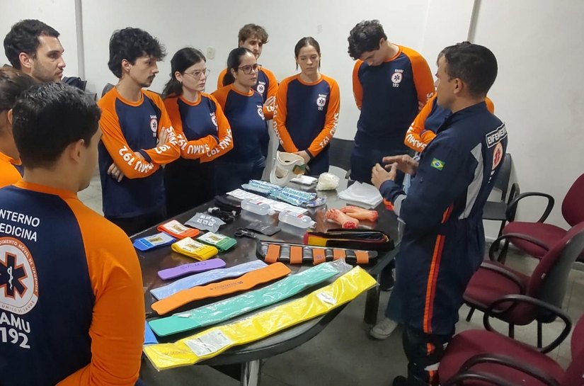 Samu capacita acadêmicos de medicina da Uncisal para estágio curricular