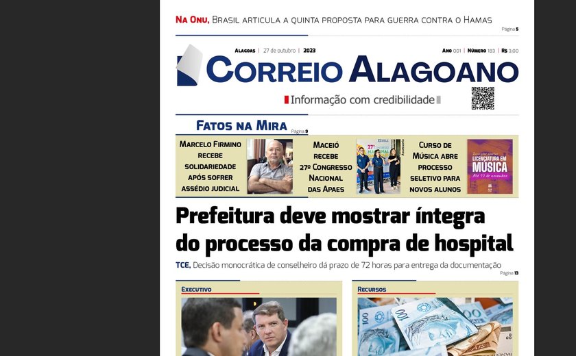 Prefeitura deve mostrar íntegra do processo da compra de hospital