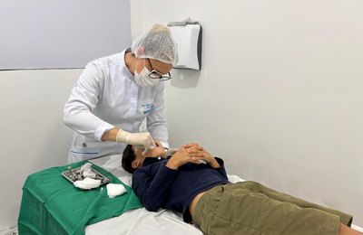 Serviço de Odontologia do Hospital da Criança realiza procedimento para retirar o freio lingual