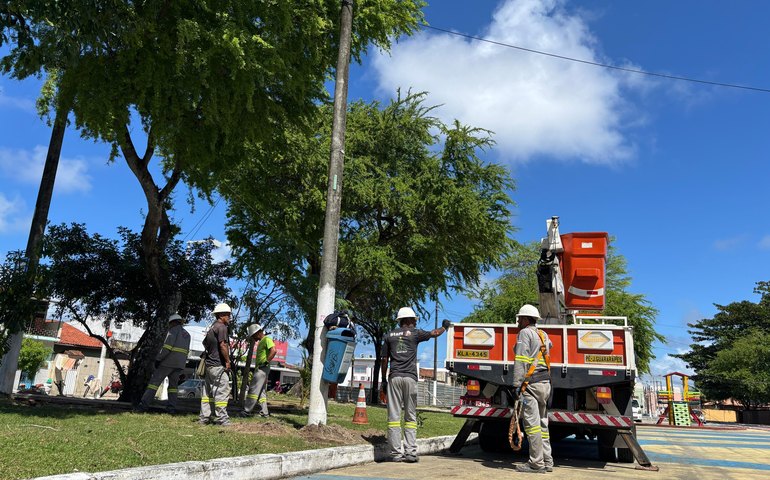 Orla Lagunar terá nova rede subterrânea de iluminação pública